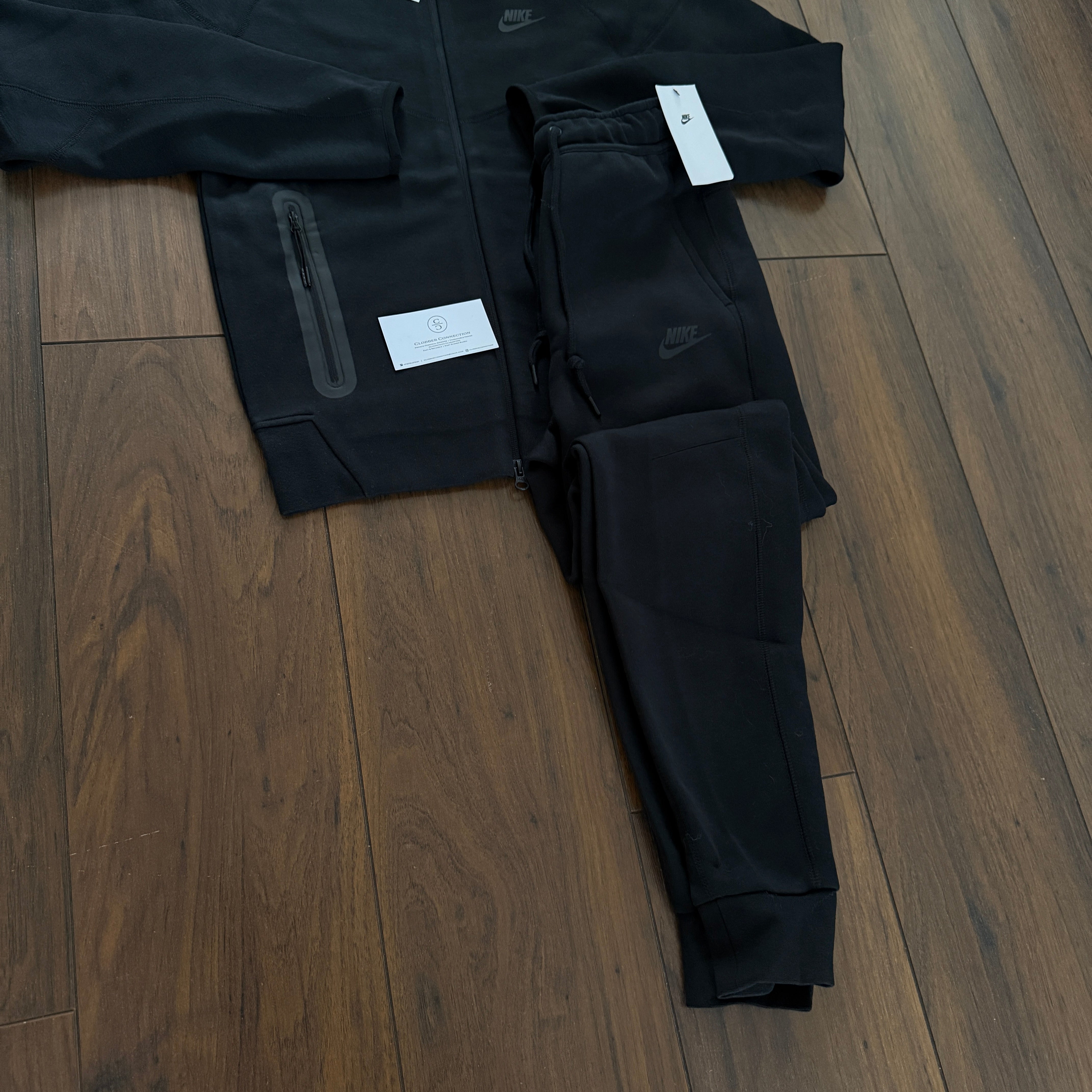 Nike Tech Fleece Tracksuit - Black