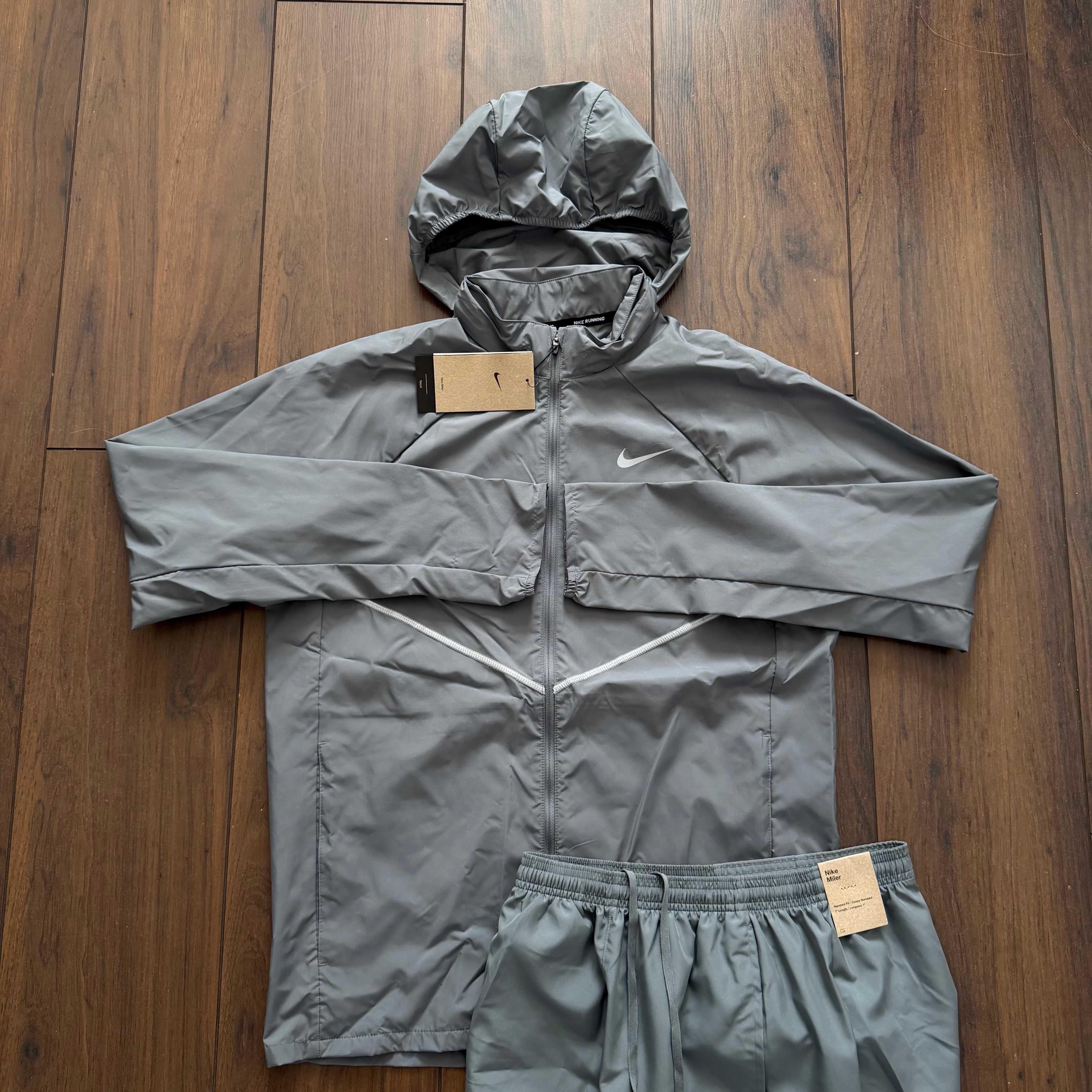 Nike ‘IRON GREY’ Miler Windbreaker Set