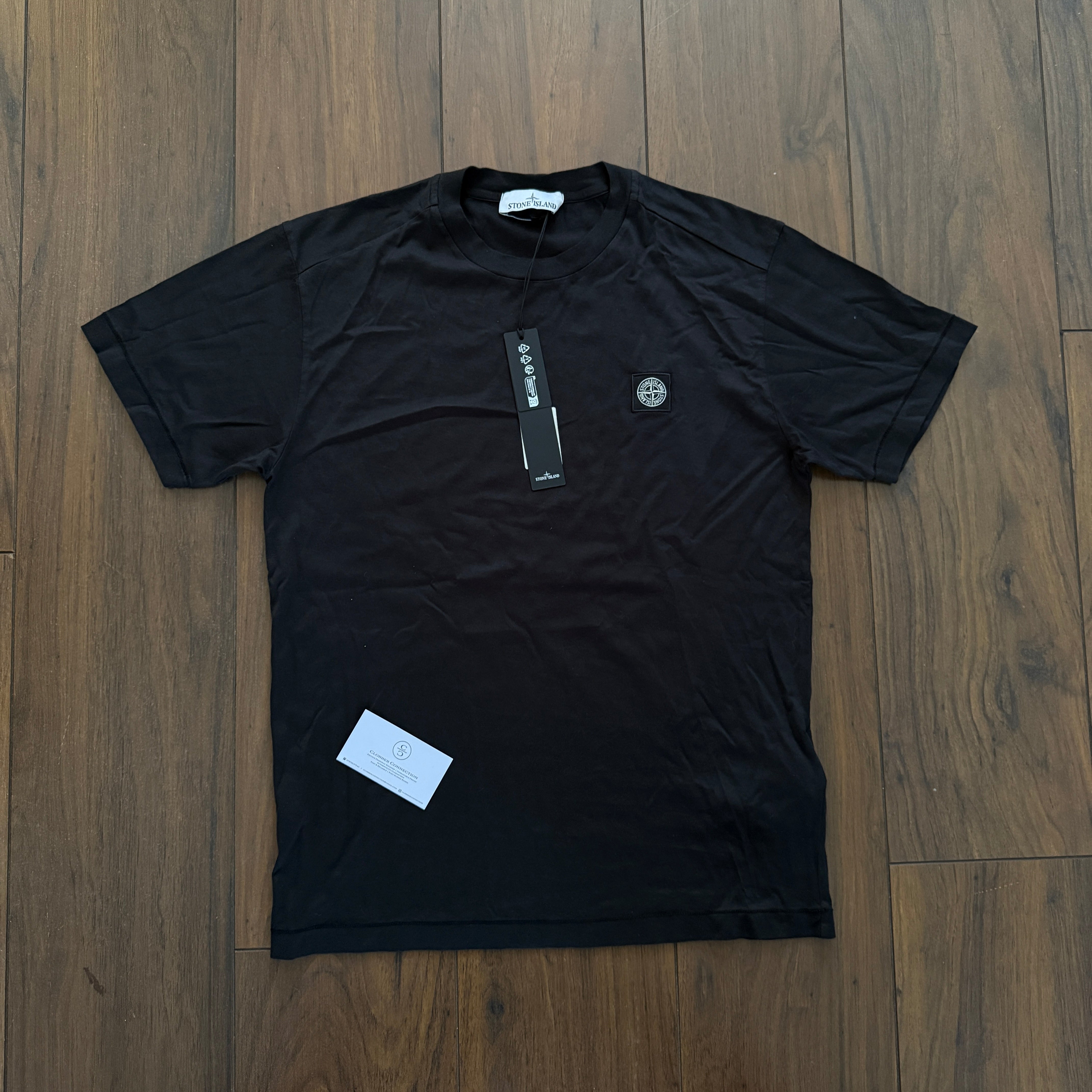 Stone Island Logo Patch T Shirt - Black