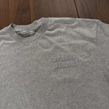 Broken Planet Basics T Shirt - Heather Grey