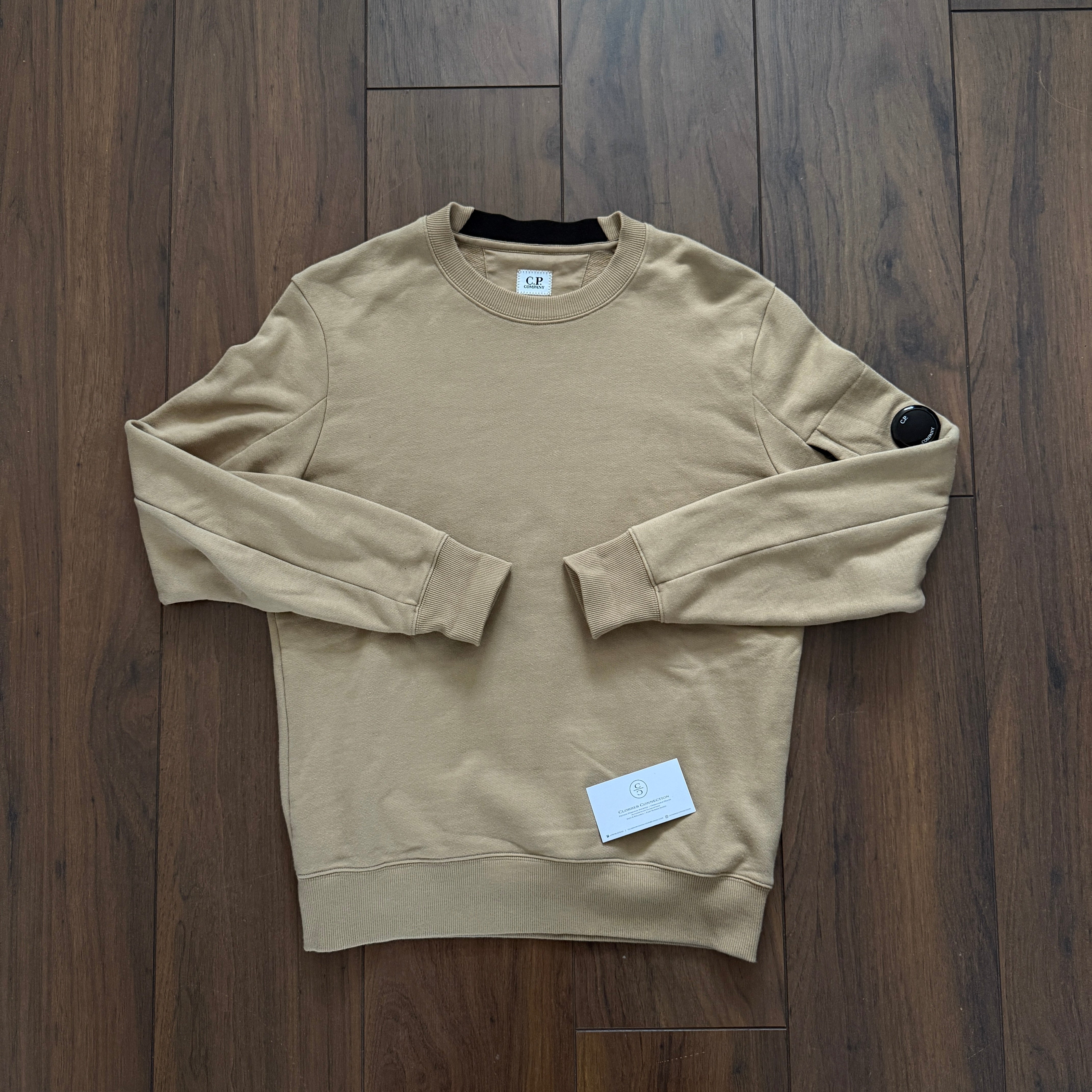 Pre-Loved - CP Company Lens Sweater - Tan