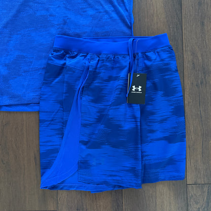 Under Armour Blue Camo Set