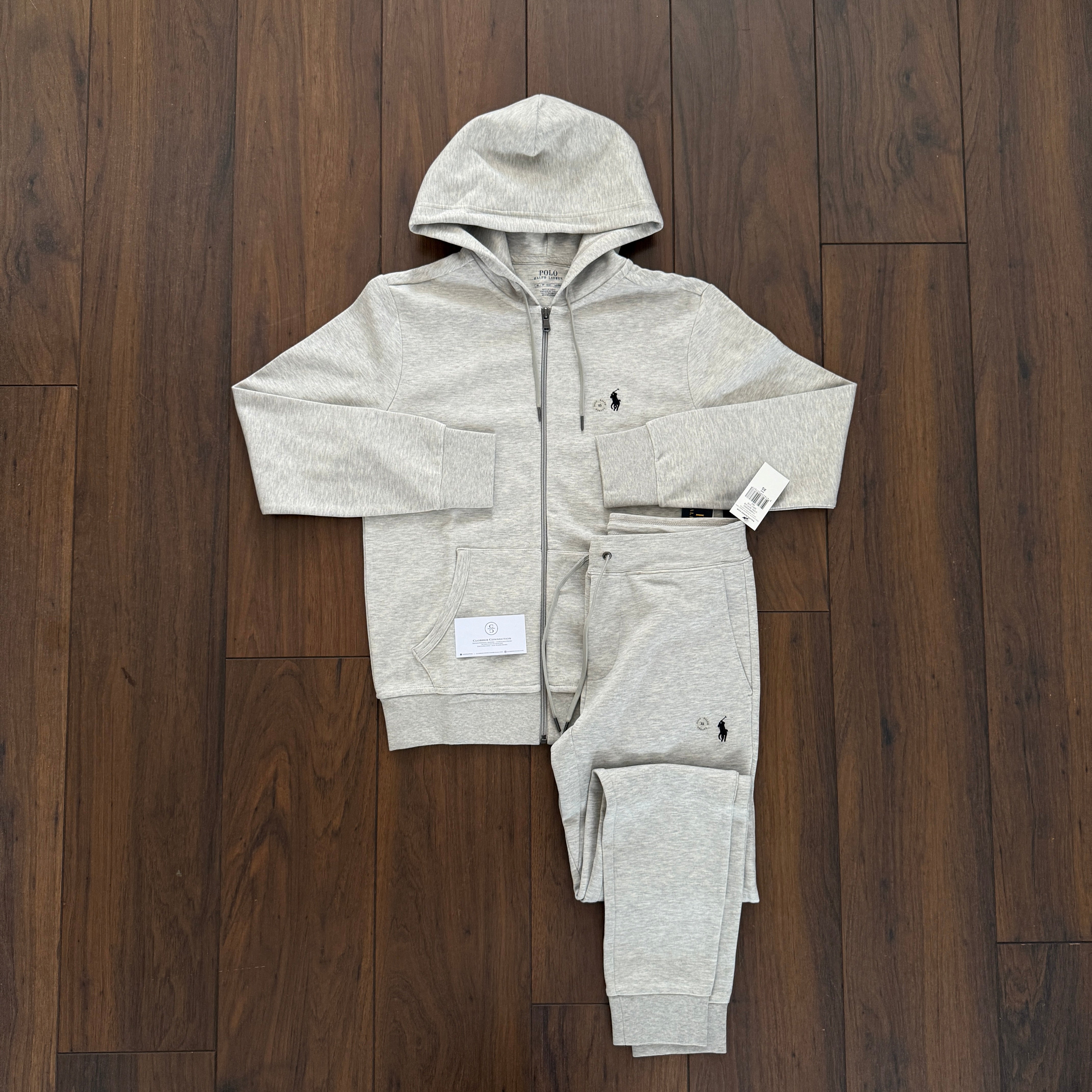 Ralph Lauren Double Knit Tracksuit - Heather Grey