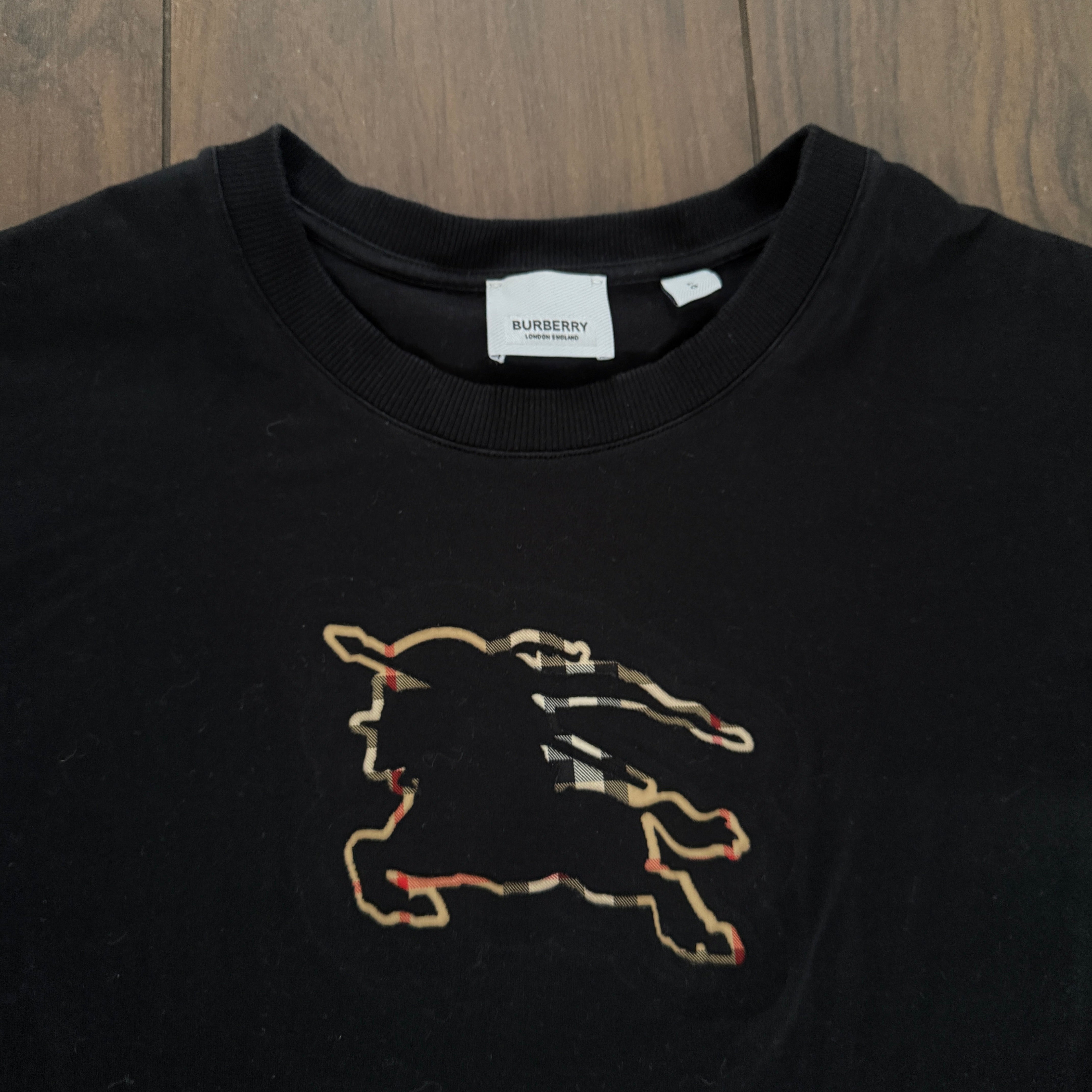 Pre-Loved - Burberry Padbury Graphic-Print T-Shirt