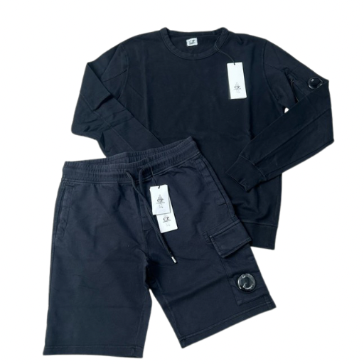 CP Company Jumper & Shorts Set - Black