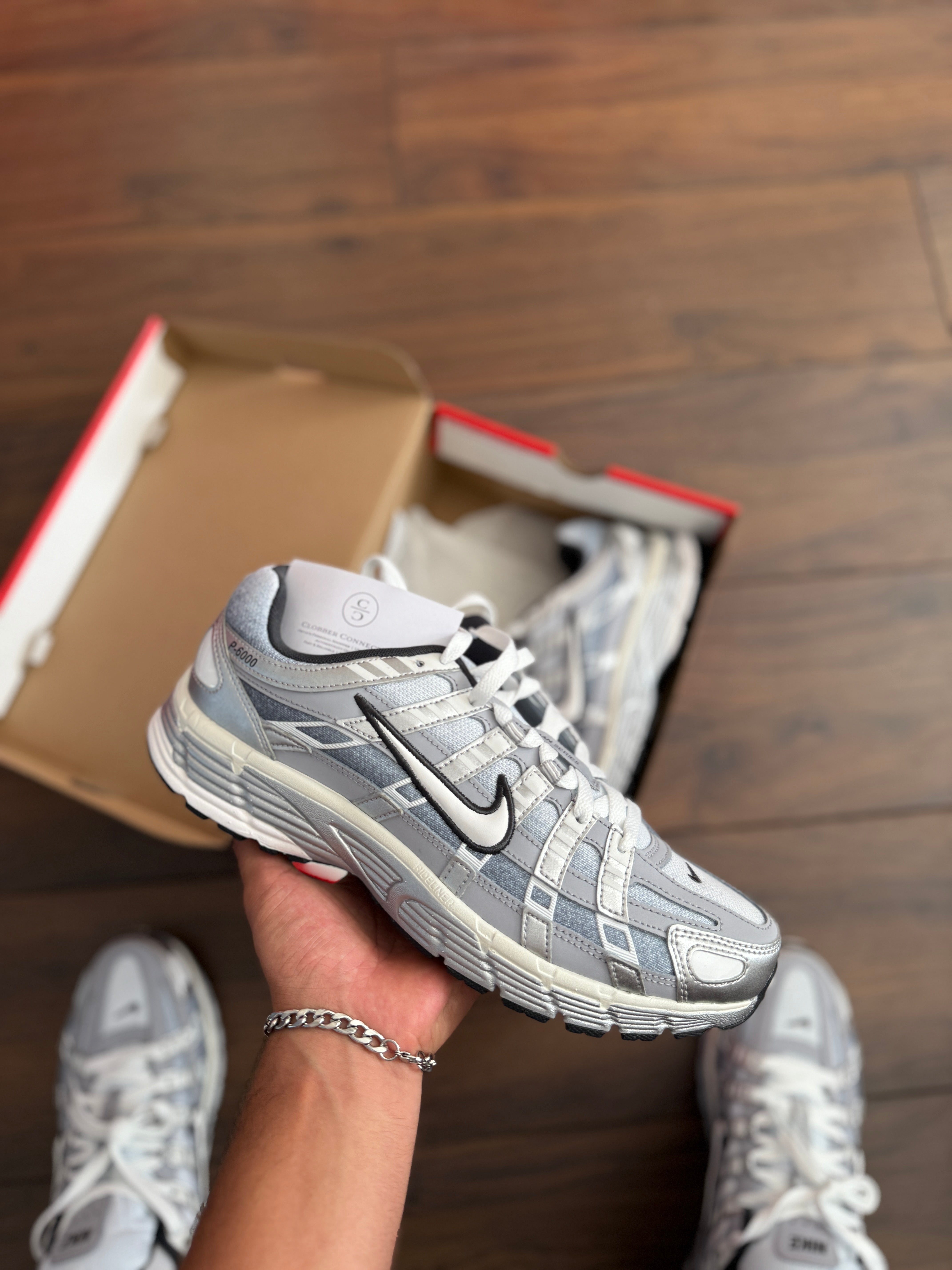 Nike P-6000 - Metallic Silver/Wolf Grey