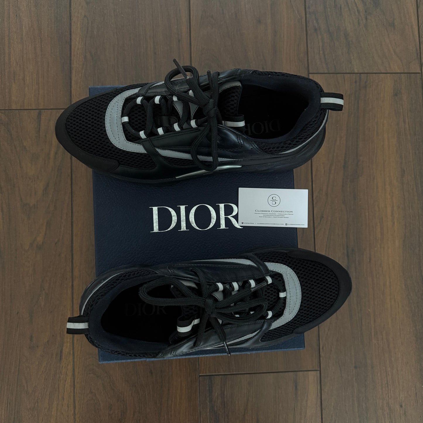 Dior B22 Calfskin Trainers - Black