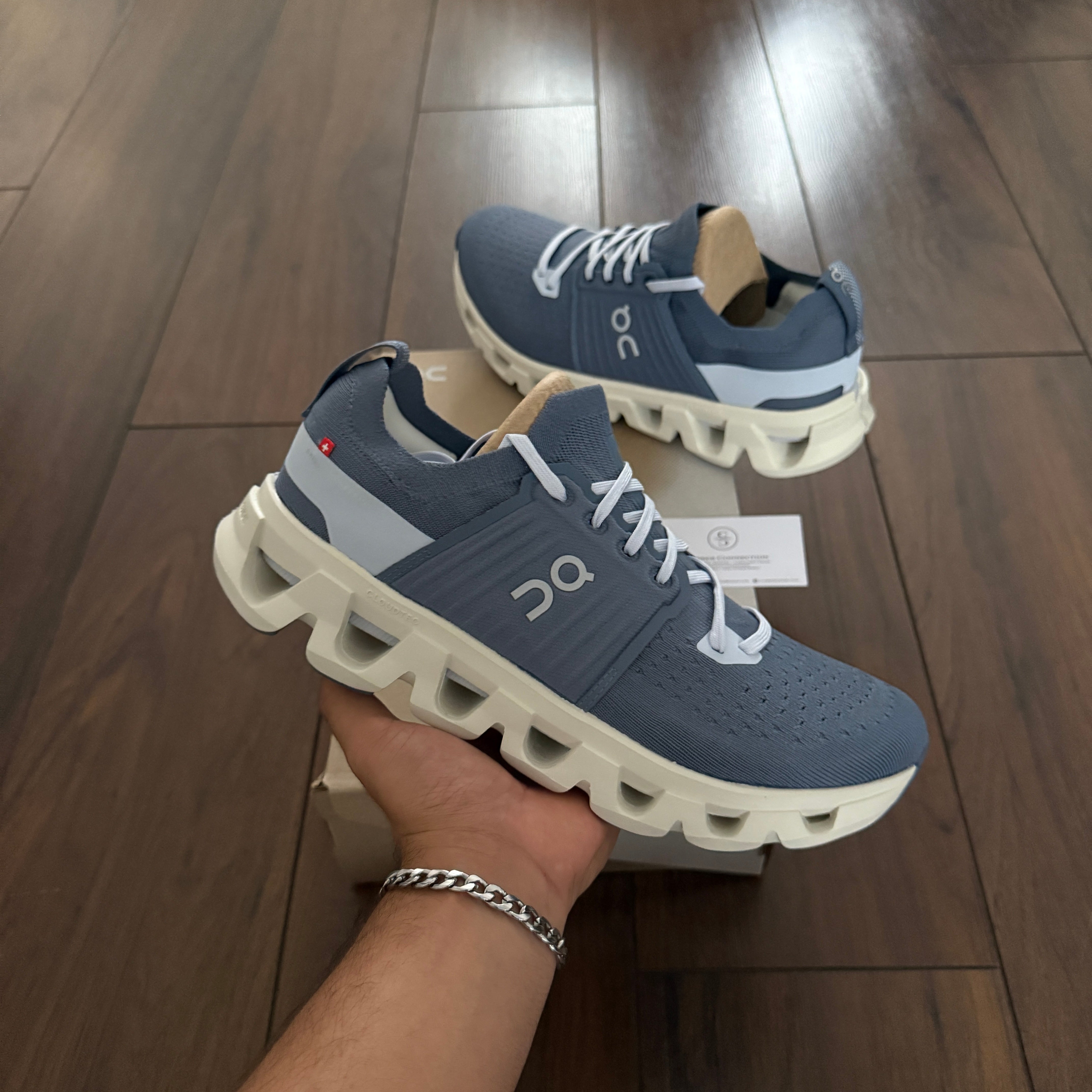 On Running Cloudswift 4 - Navy/White