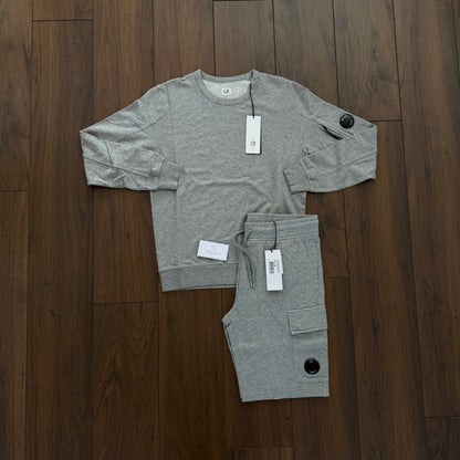 CP Company Jumper & Shorts Set - Grey