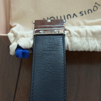 Pre-Loved - Louis Vuitton Damier Belt - Silver