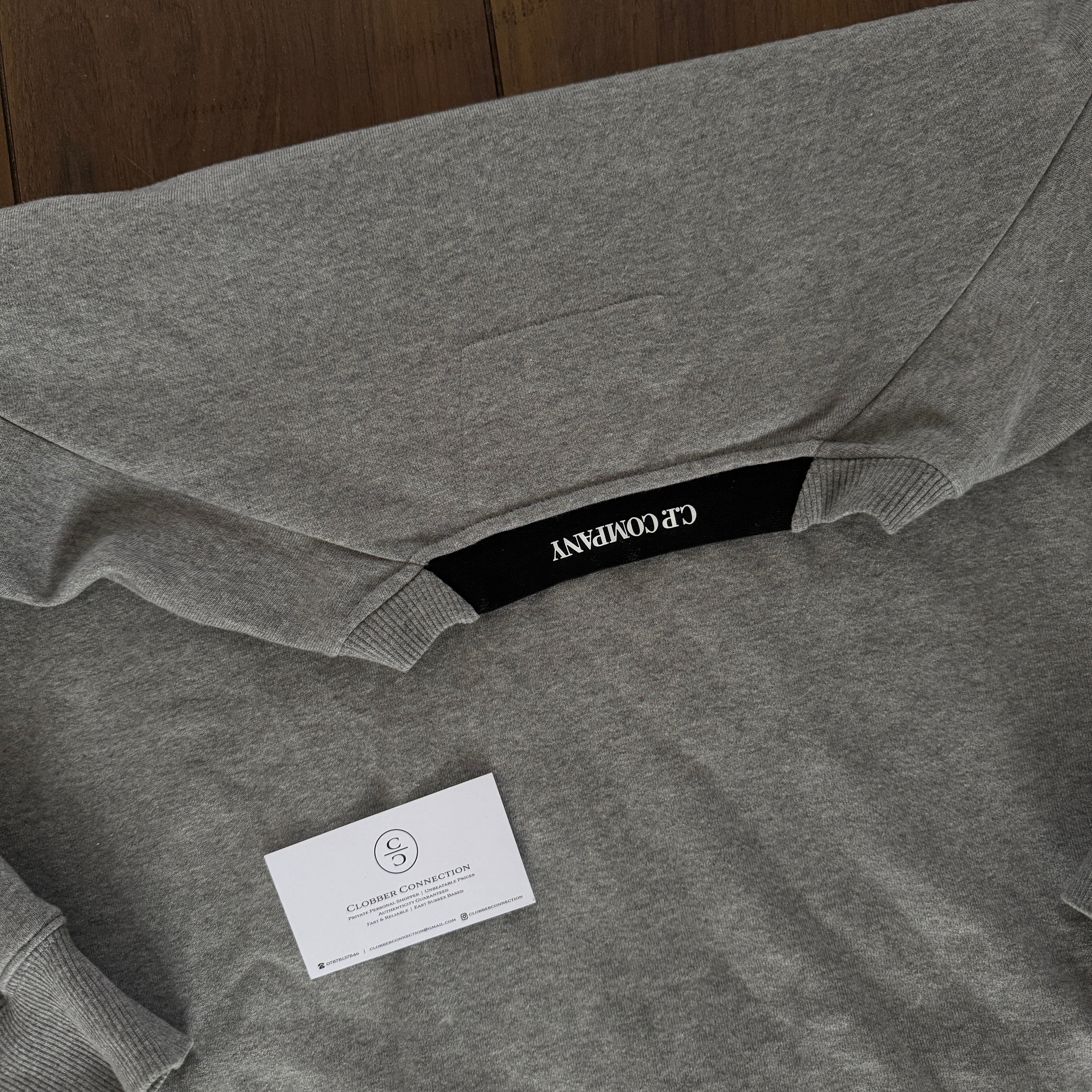 Pre-Loved - CP Company Lens Sweater - Grey