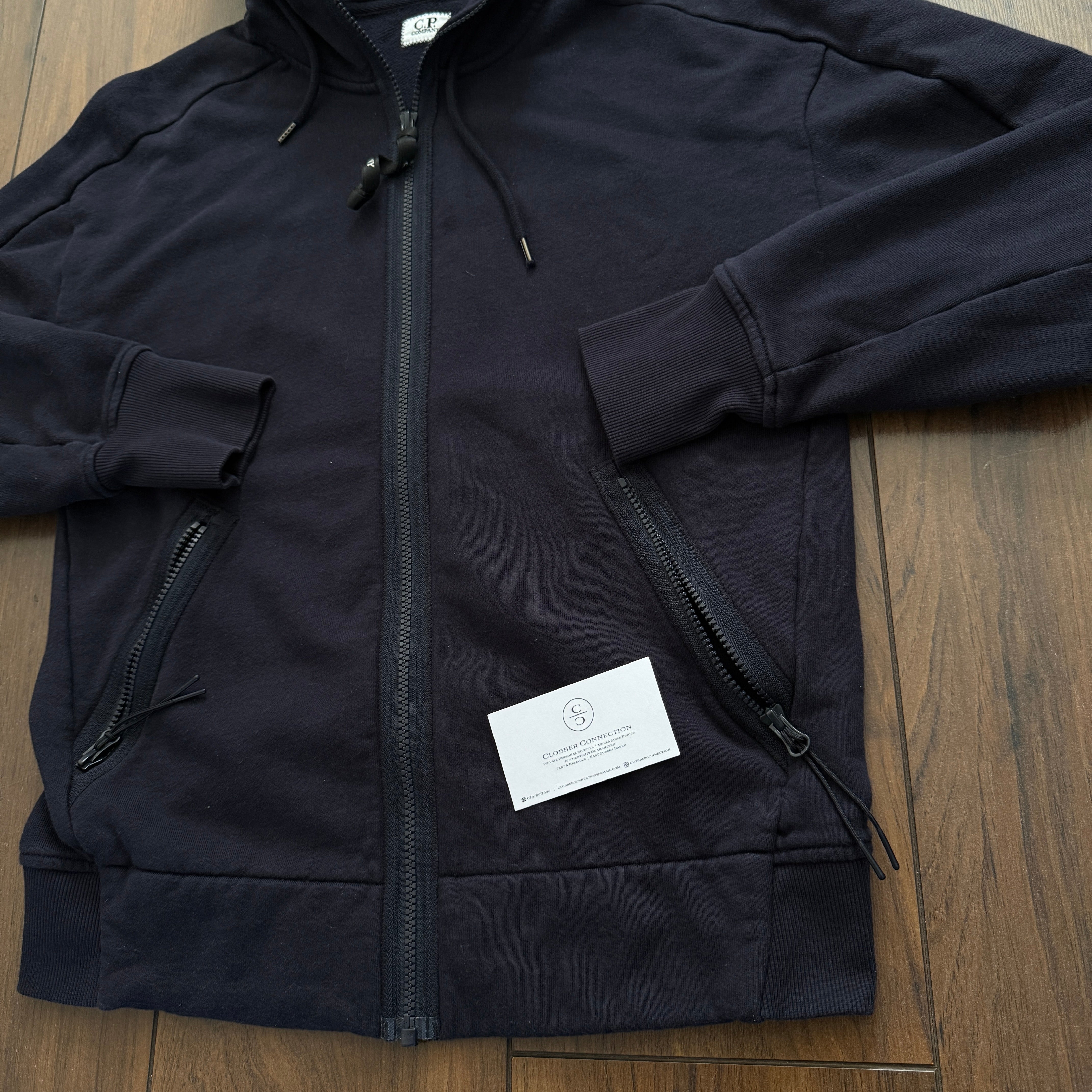 Pre-Loved - CP Company Goggle Hoodie - Navy