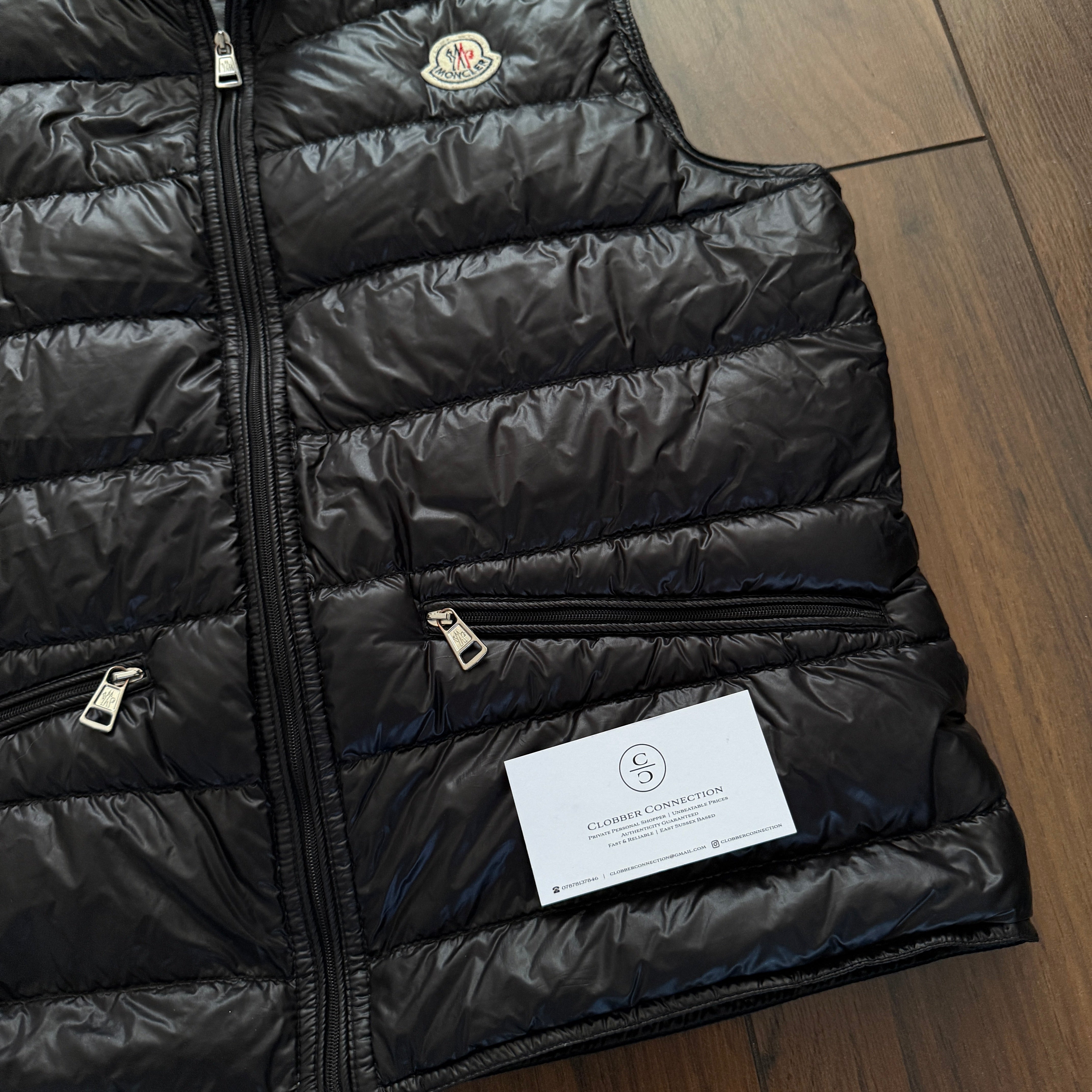 Pre-Loved - Moncler Gui Gilet - Black