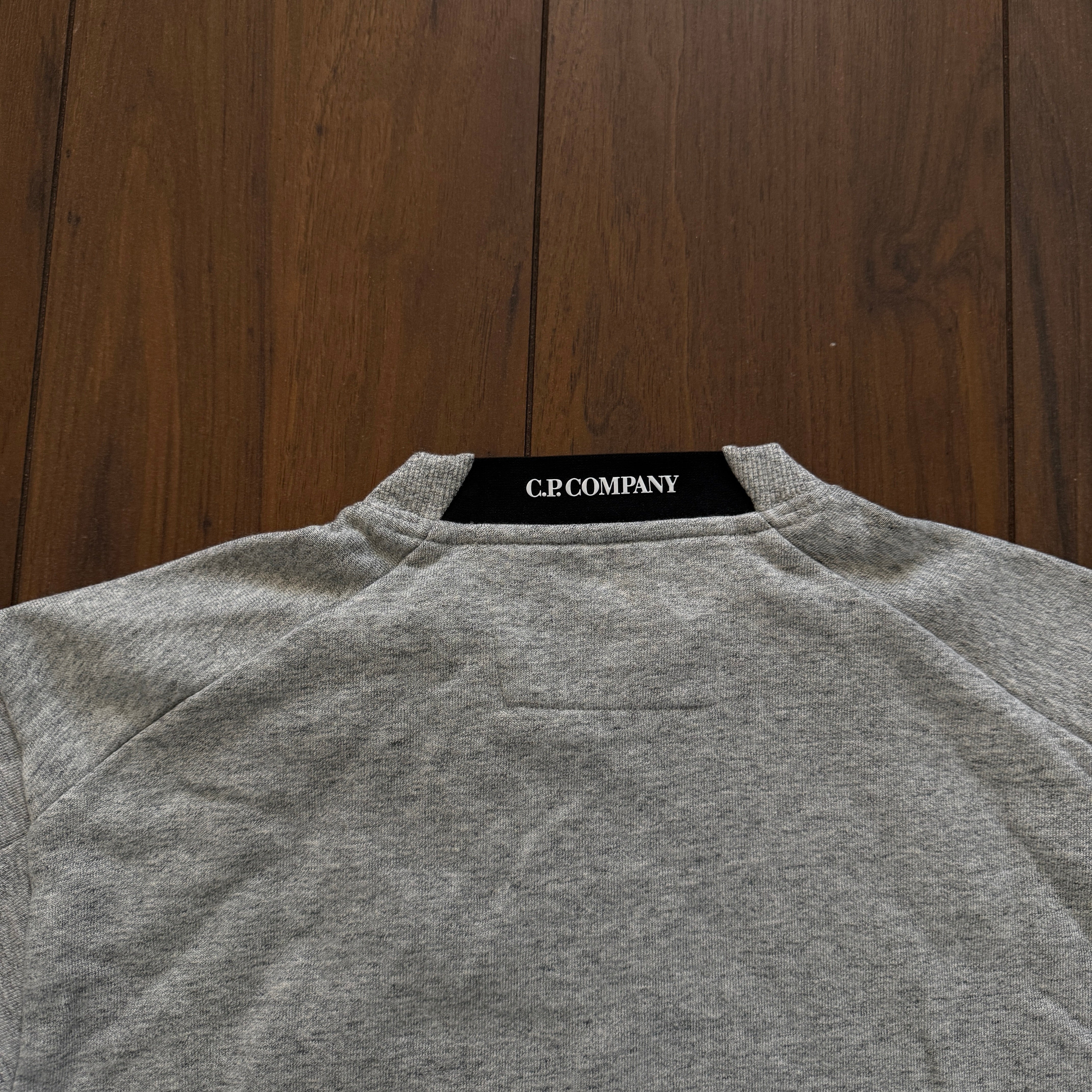 CP Company Arm Lens Sweater - Grey