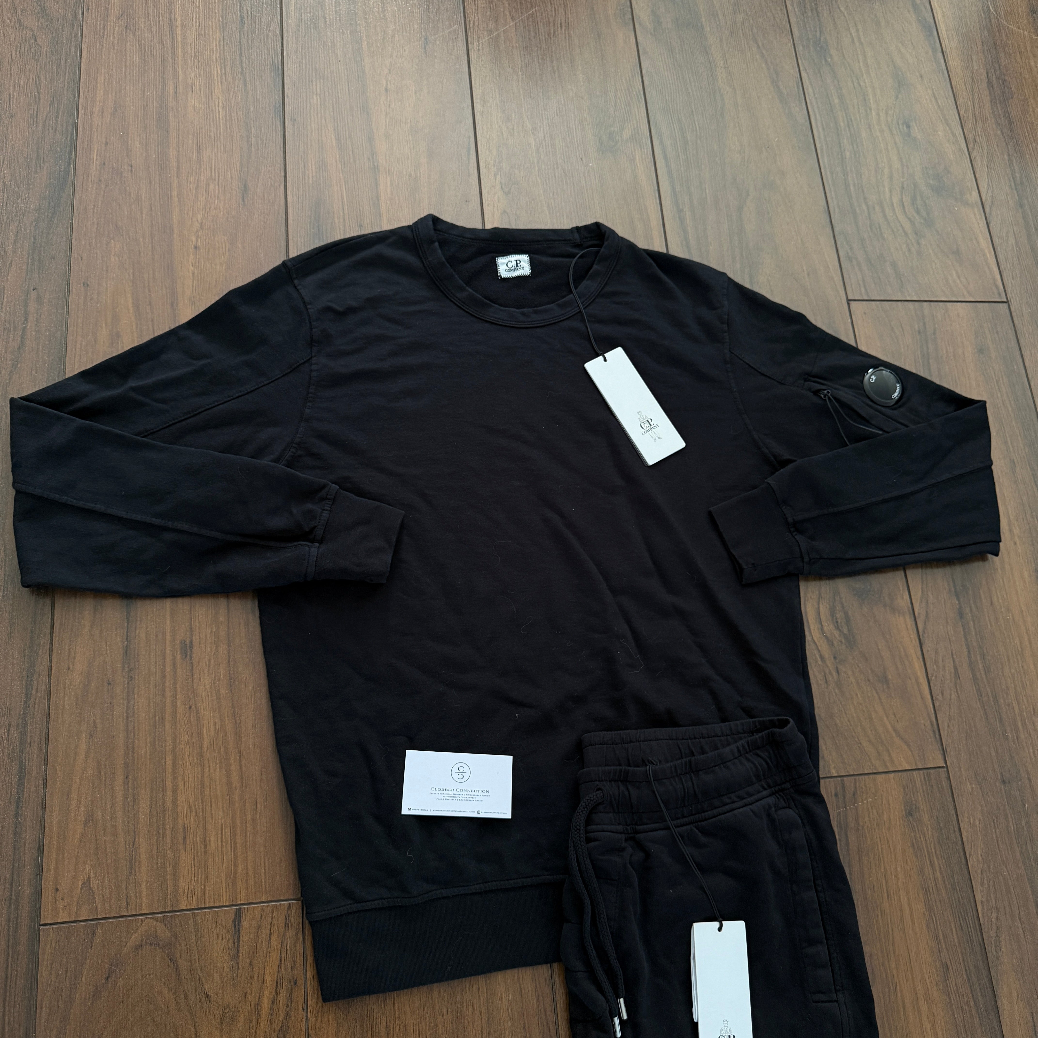 CP Company Jumper & Shorts Set - Black
