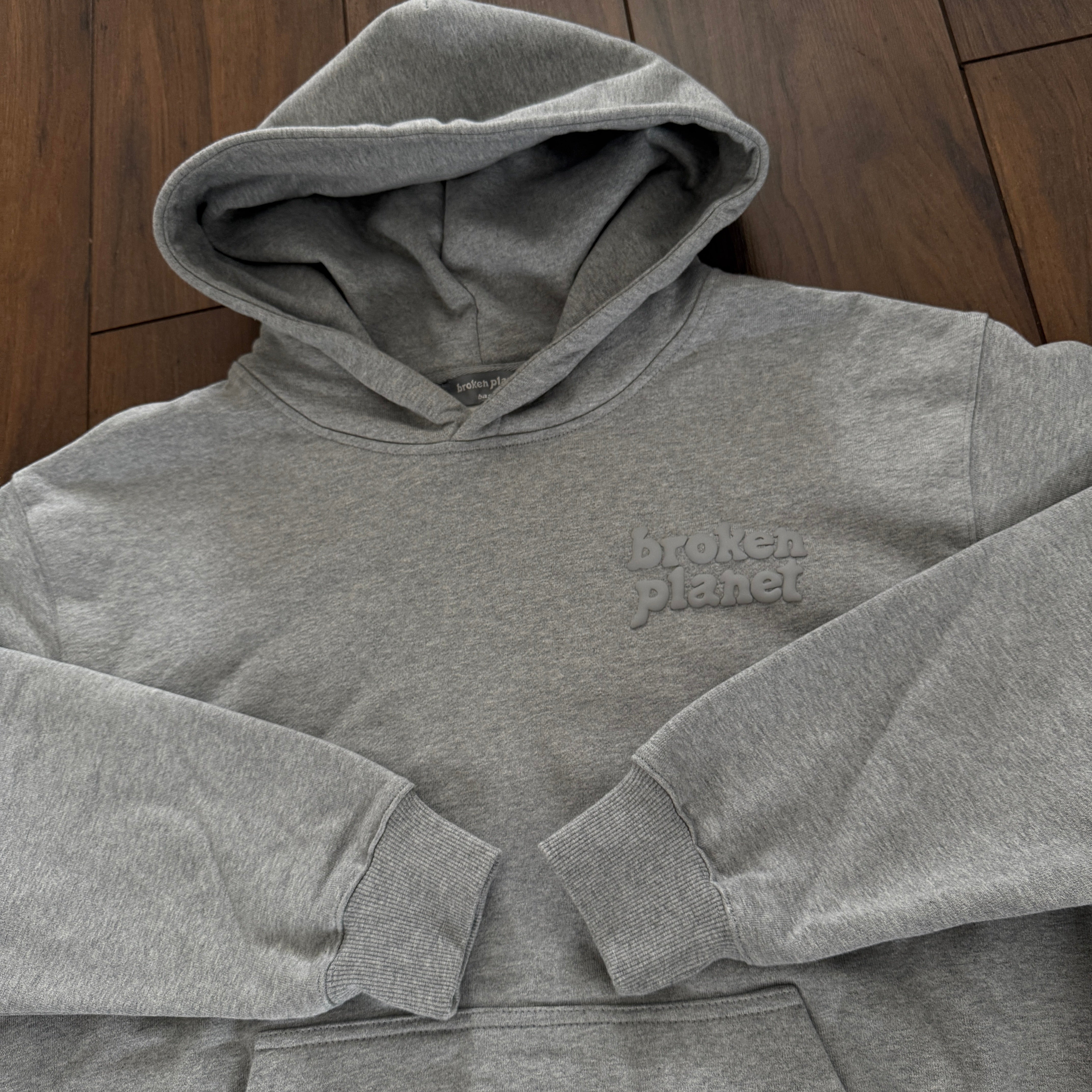 Broken Planet Basics Hoodie - Heather Grey