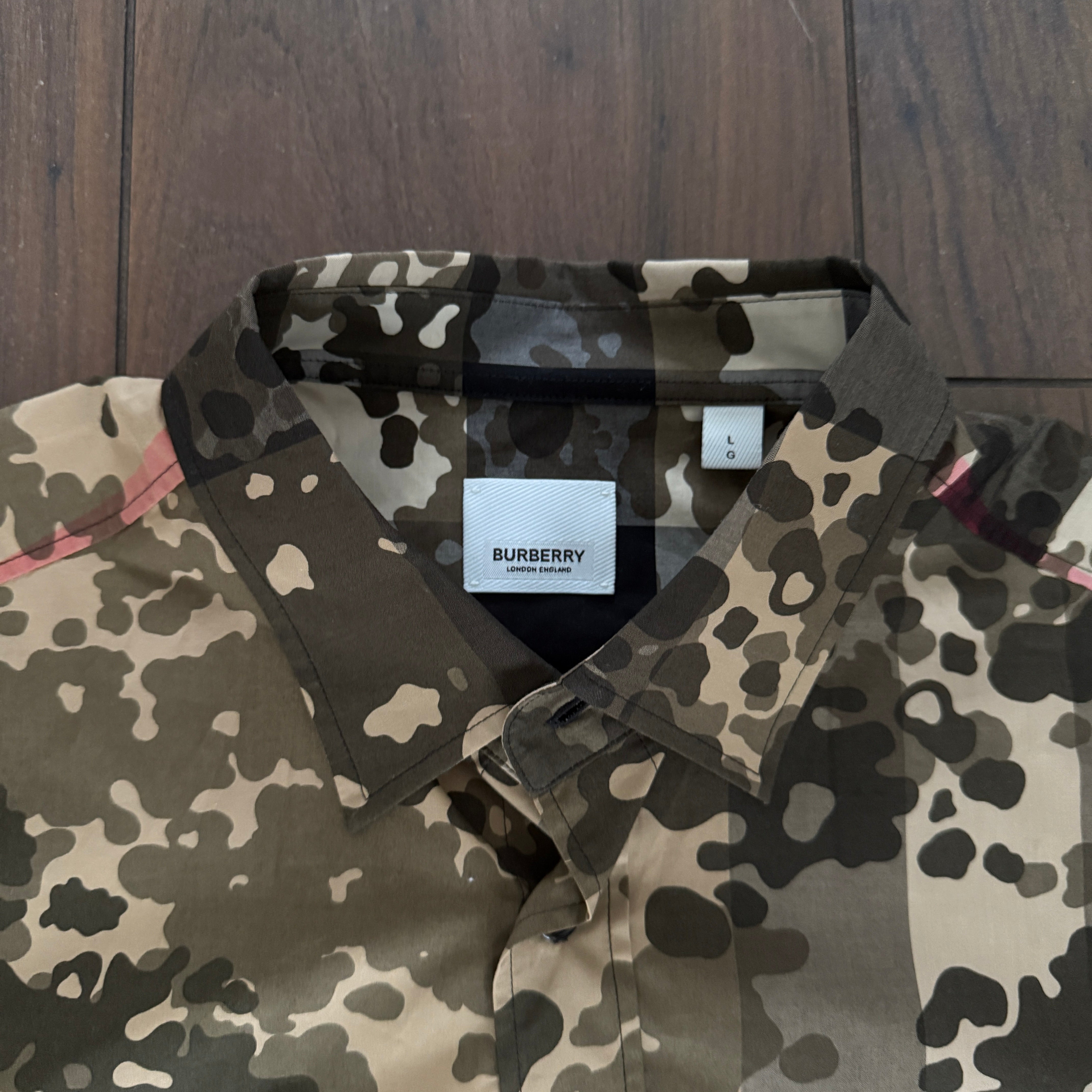 Pre-Loved - Burberry Camo Check Shirt