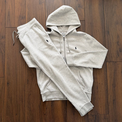 Pre-Loved - Ralph Lauren Double Knit Tracksuit - Grey