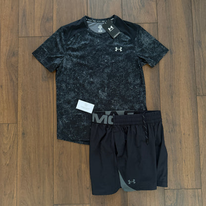 Under Armour Black Camo Set