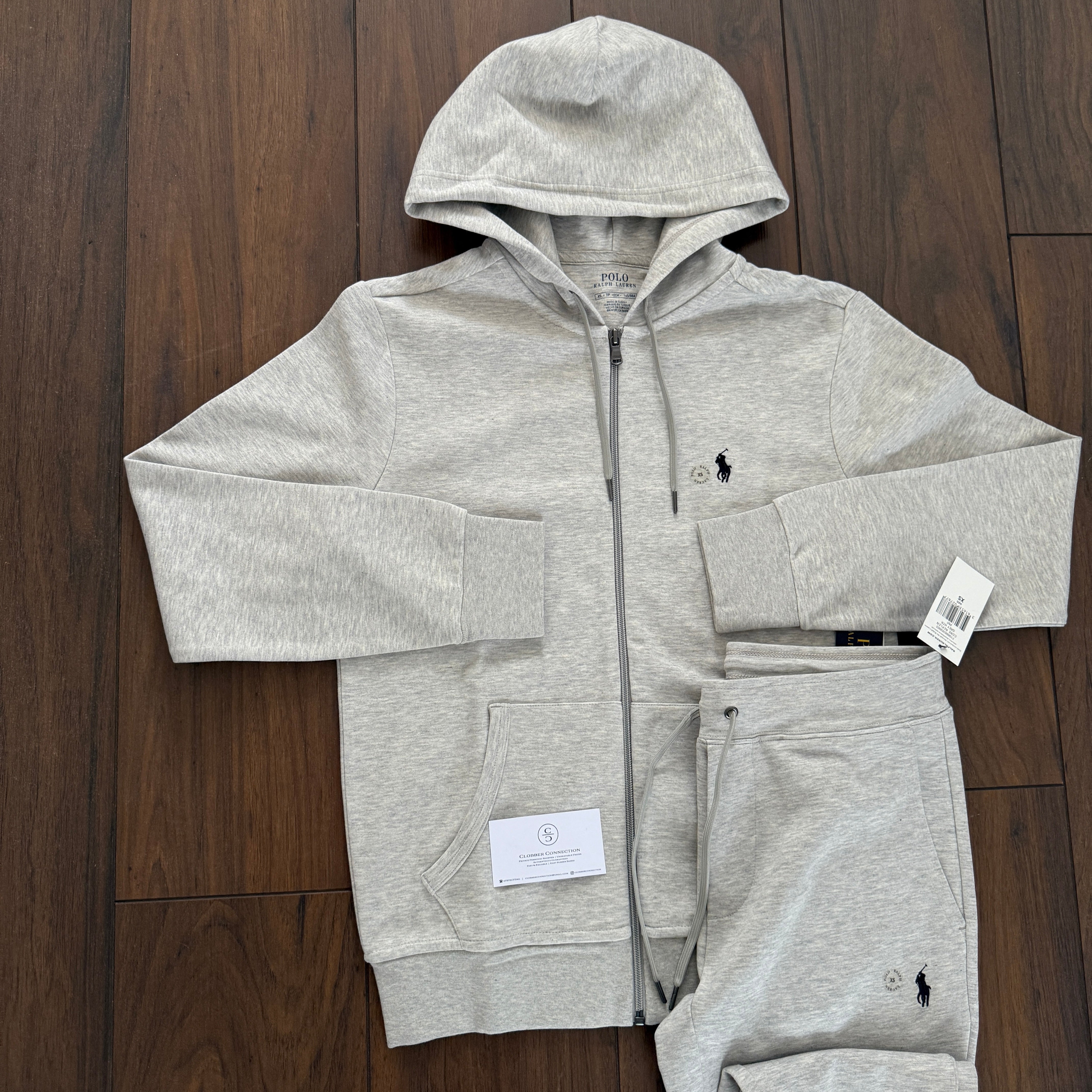 Ralph Lauren Double Knit Tracksuit - Heather Grey