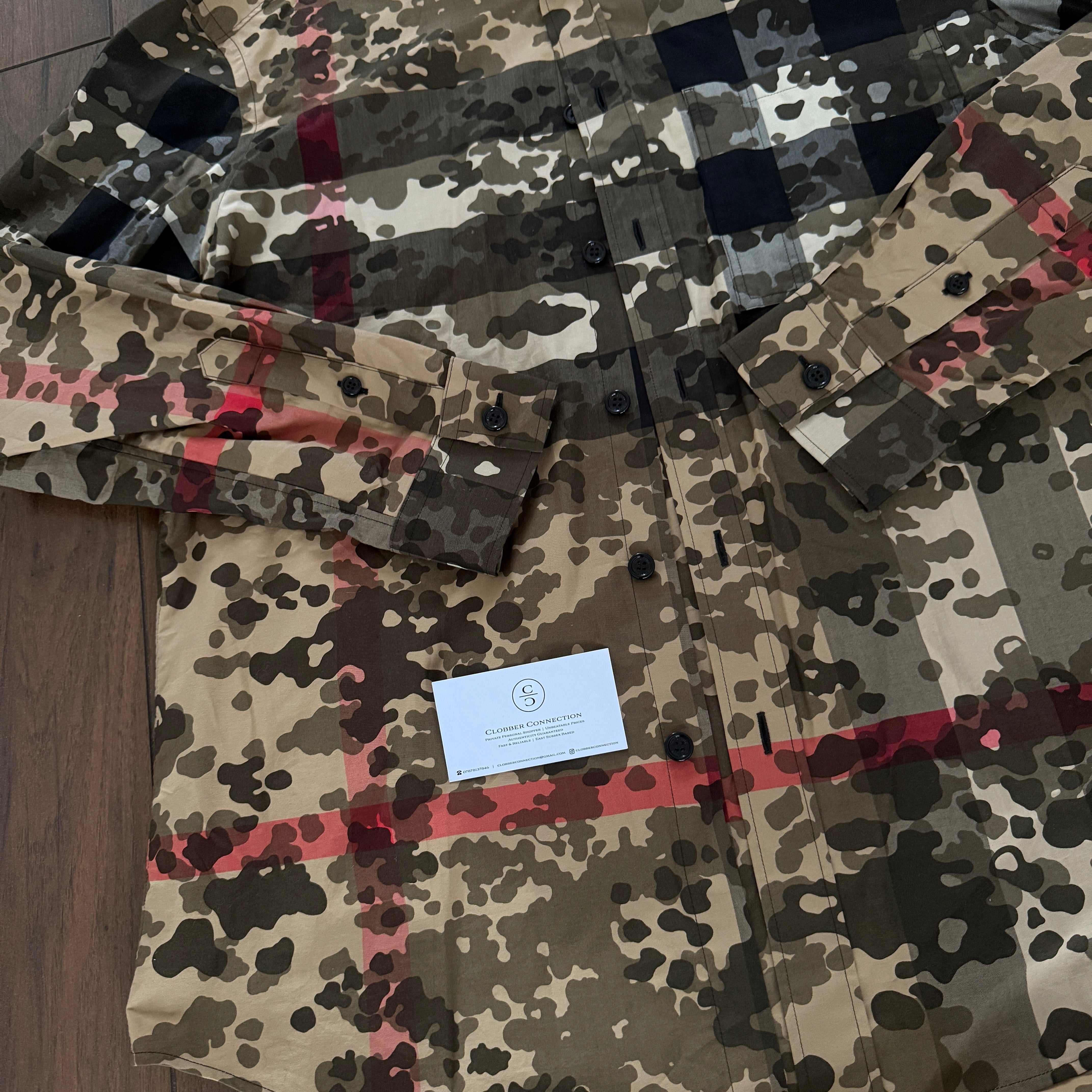 Pre-Loved - Burberry Camo Check Shirt