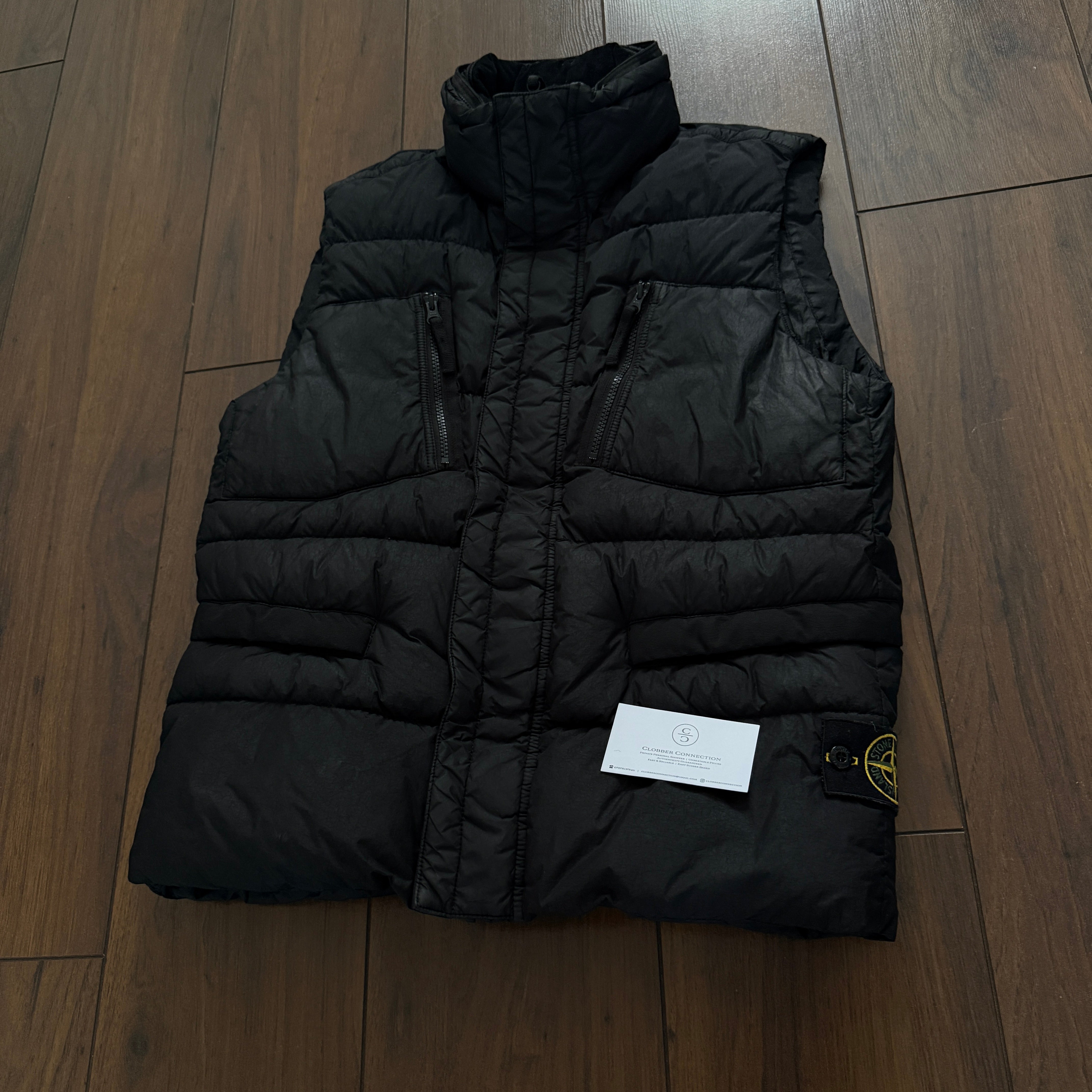 Pre-Loved - Stone Island Gilet - Black