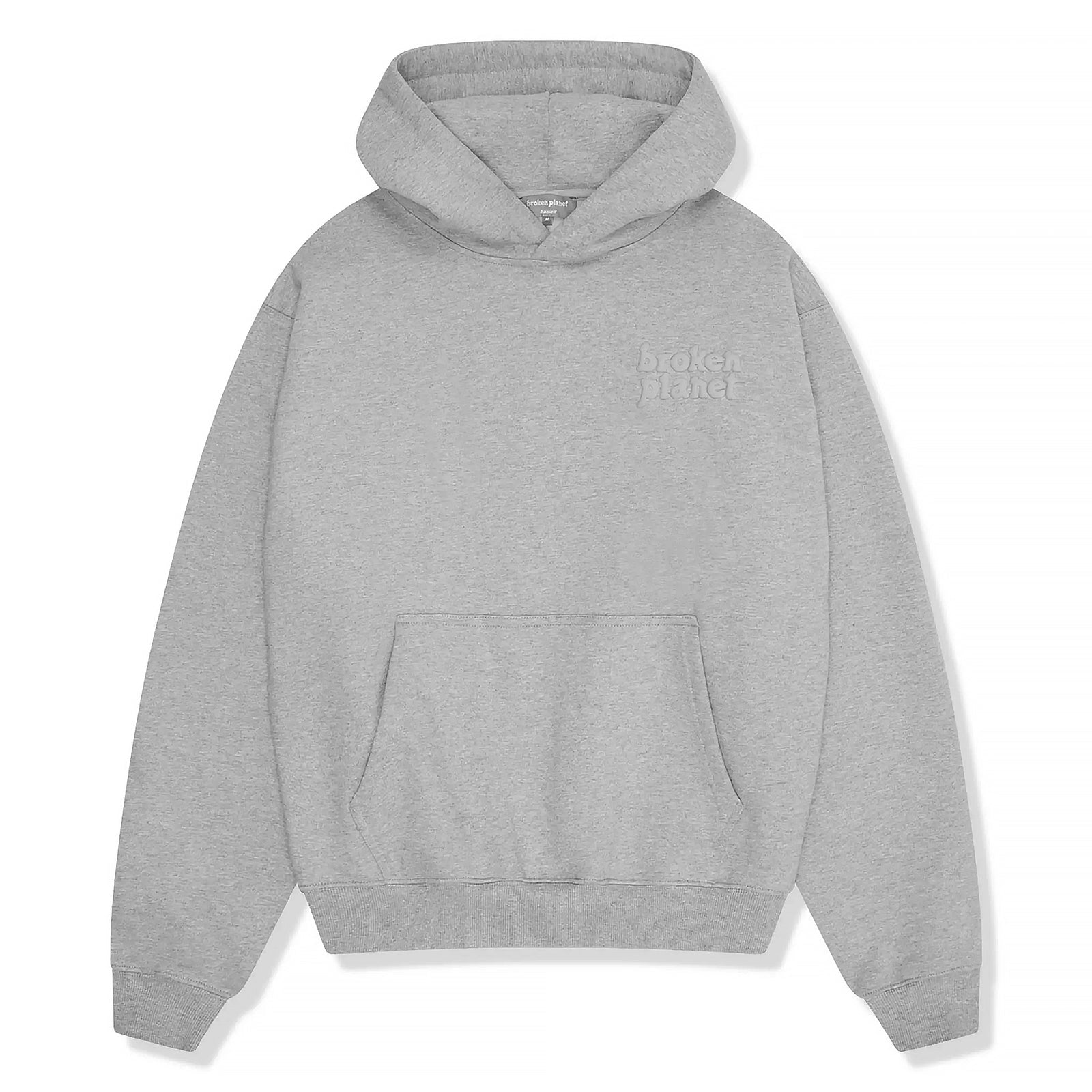 Broken Planet Basics Hoodie - Heather Grey