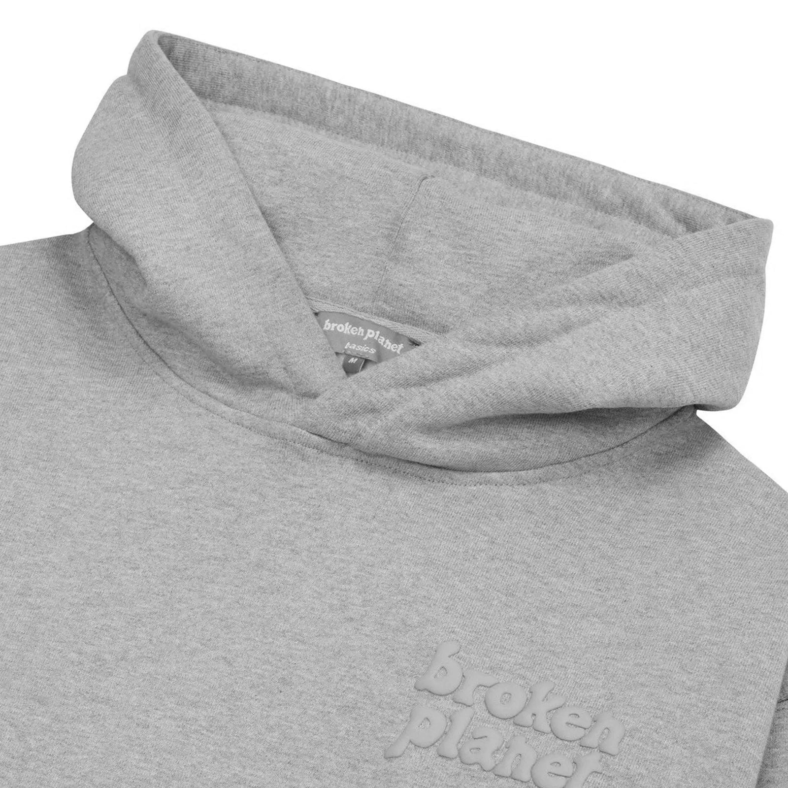 Broken Planet Basics Hoodie - Heather Grey