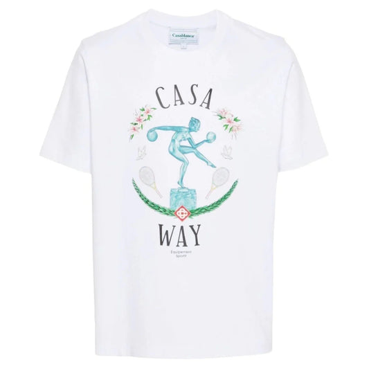 Casablanca Statue En Marbe White T-shirt