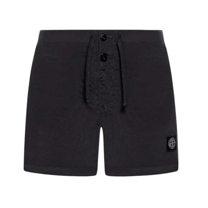 Stone Island White Logo Patch Short Set