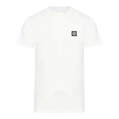 Stone Island White Logo Patch Short Set