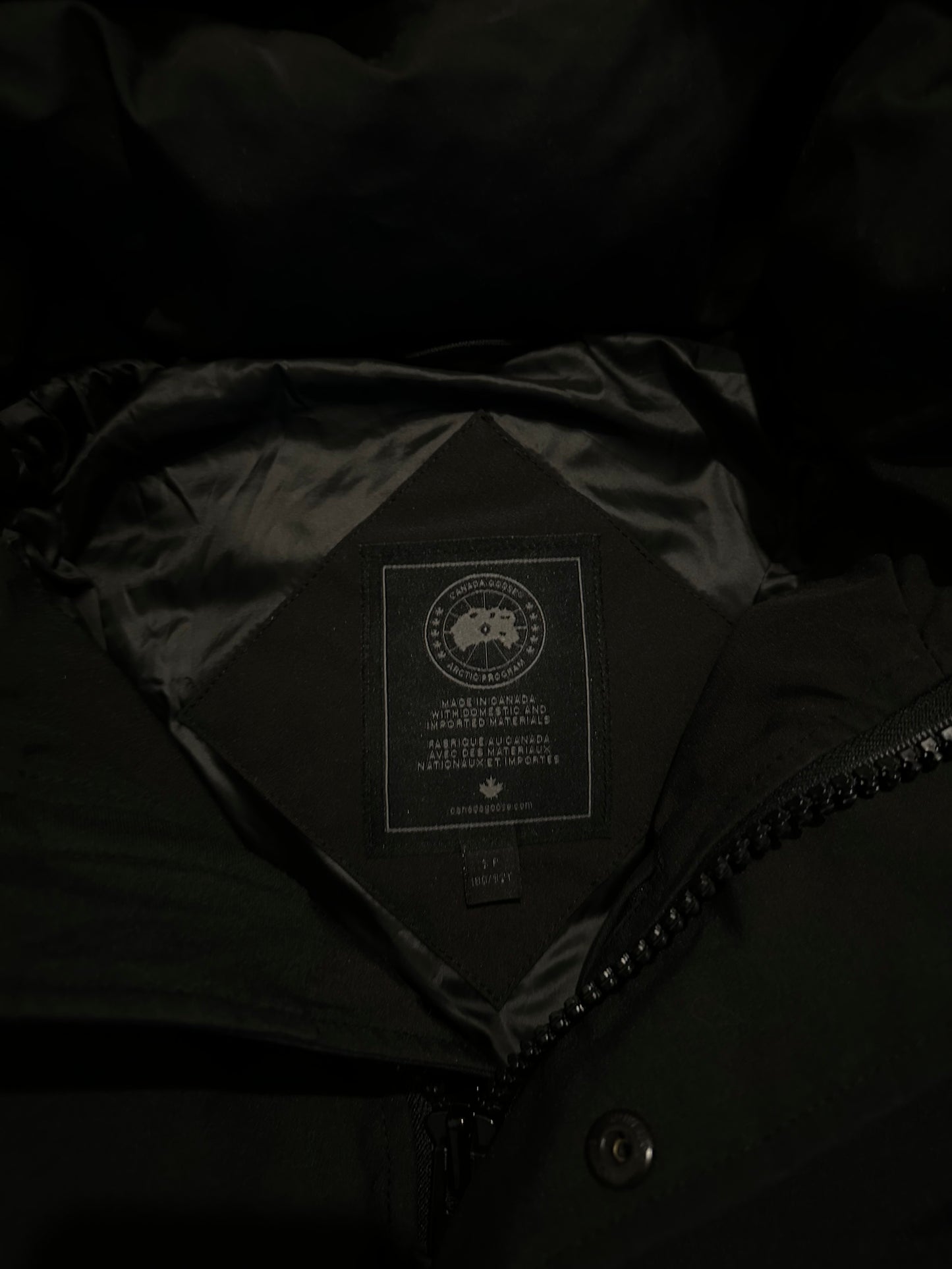 Canada Goose Wyndham Parka Coat -  Black/Black Badge