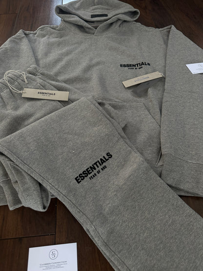 FOG ESSENTIALS Tracksuit Set - Dark Heather Oatmeal (SS22)