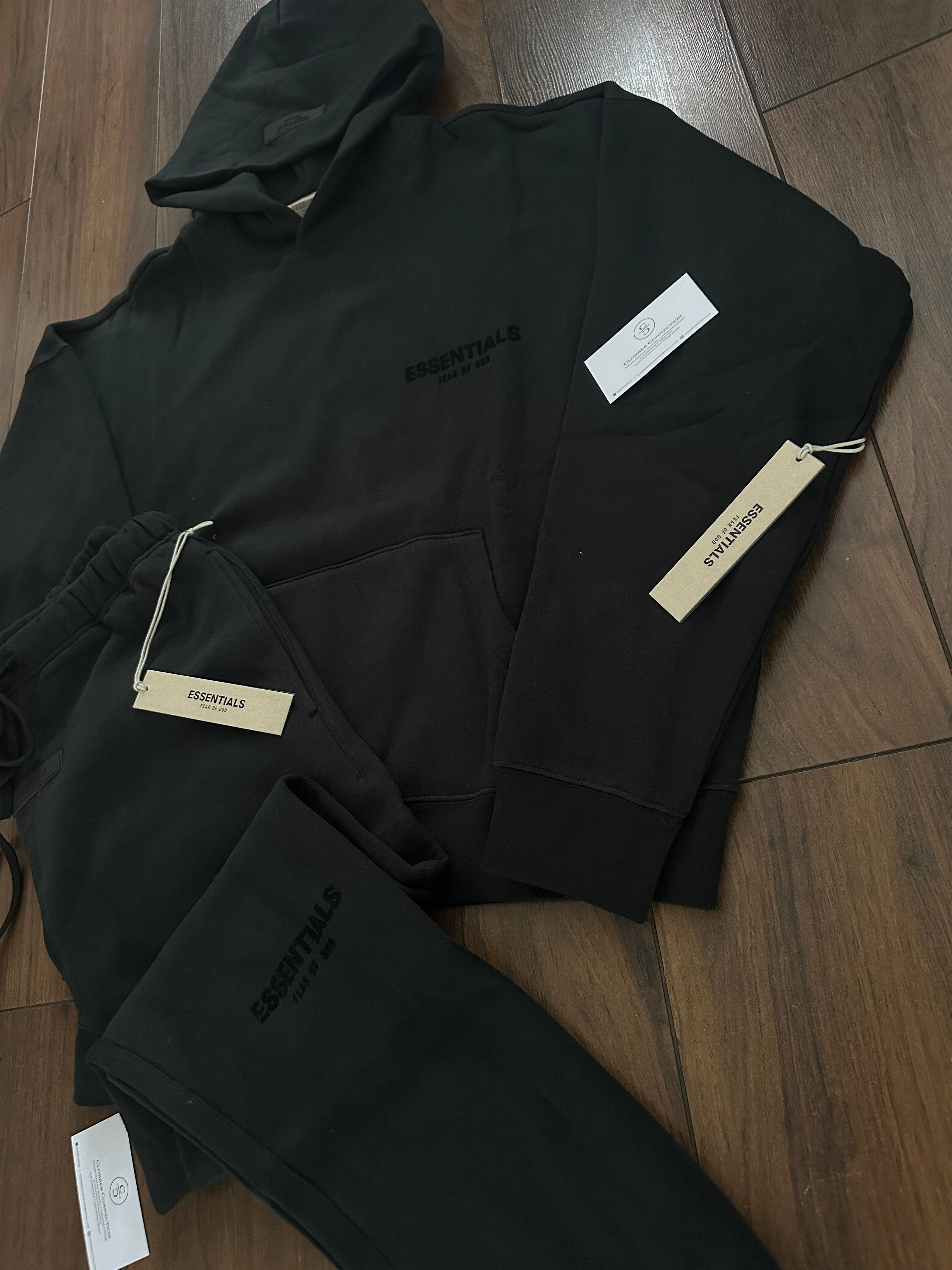 FOG ESSENTIALS Tracksuit Set - Black (SS22)