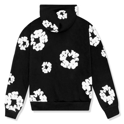 Denim Tears Cotton Wreath Hoodie -  Black