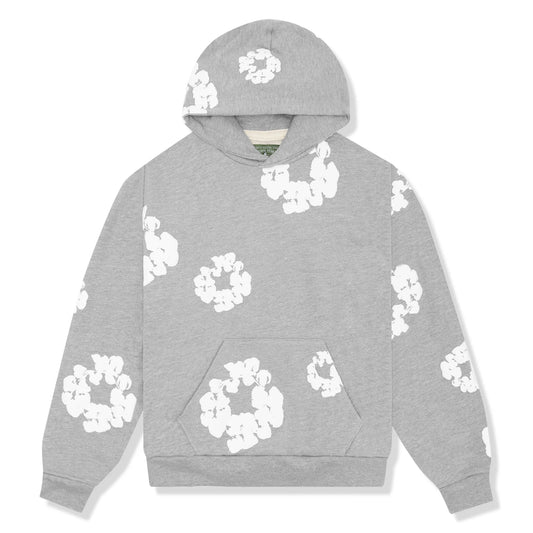 Denim Tears Cotton Wreath Hoodie -  Grey