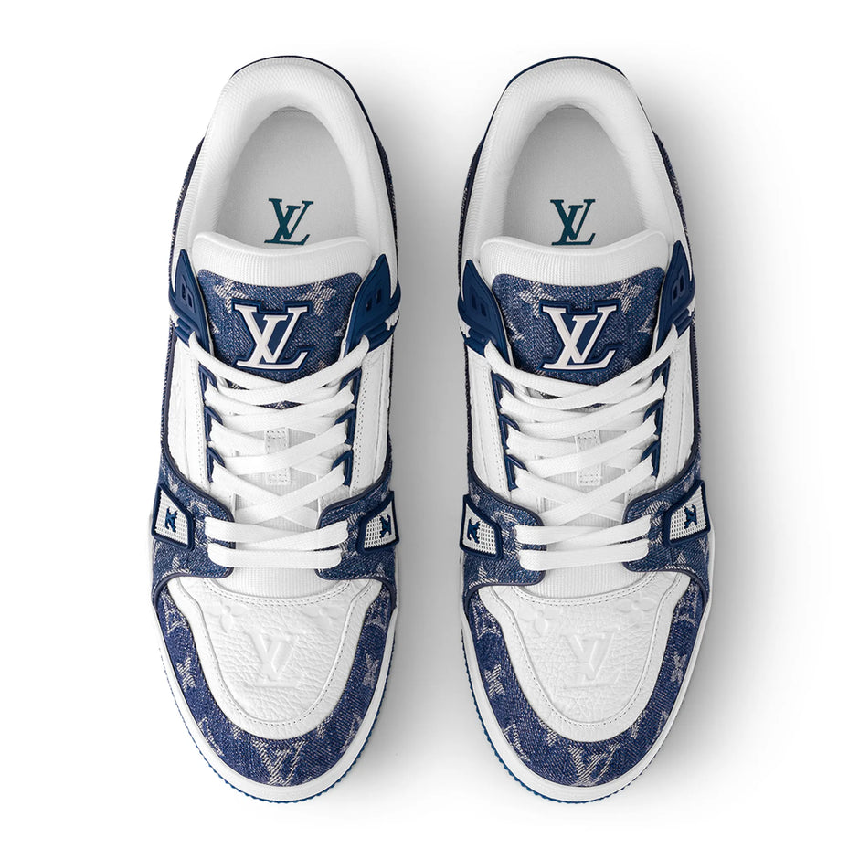 Louis Vuitton Denim Trainers - Blue